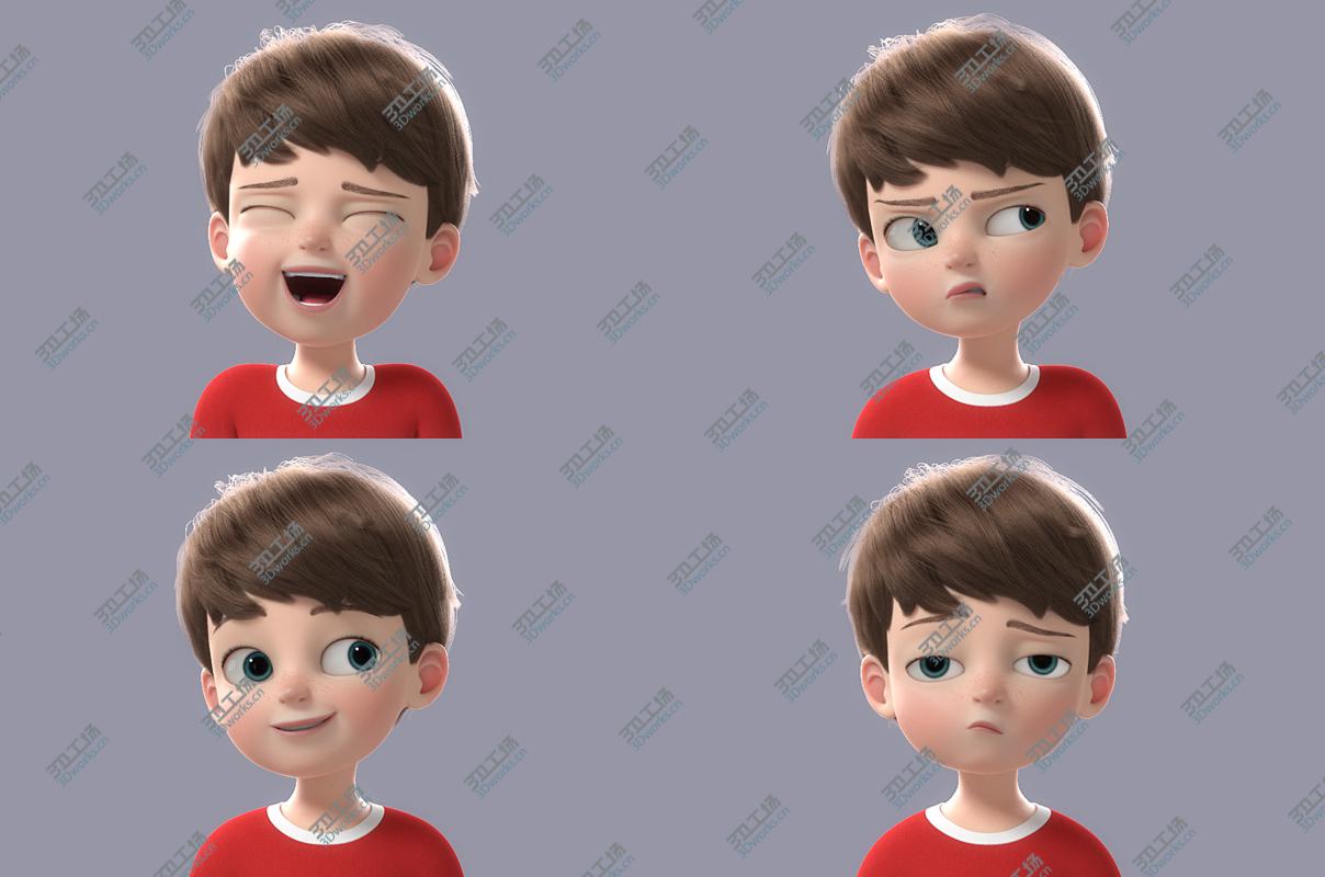 images/goods_img/20210113/3D Cartooon Boy Rigged model/5.jpg